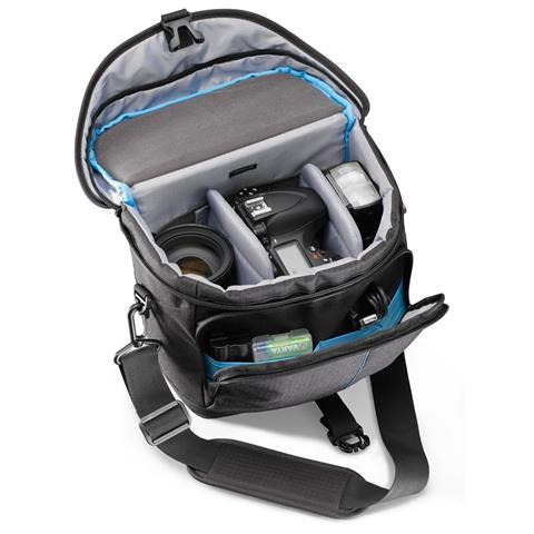 Tracolla per Fotocamera Compatta in Nailon Nero 93746 - Foto 2